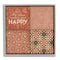 Stupell Industries Do What Makes You Happy Vintage Red Patterns Framed Wall Art